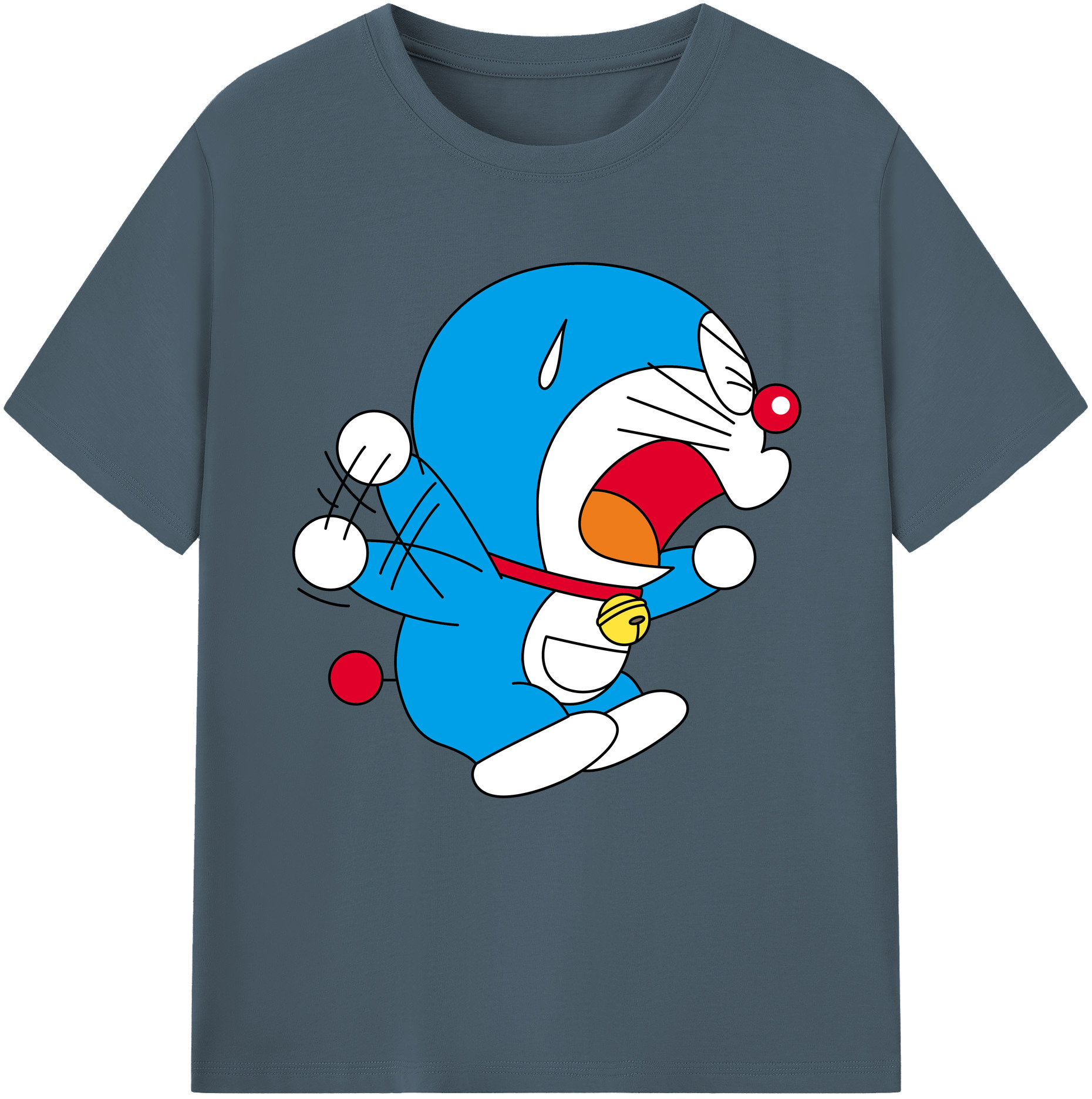 （画像用） ドラえもん Doraemon 綿100％半袖Tシャツ（フロントプリント）